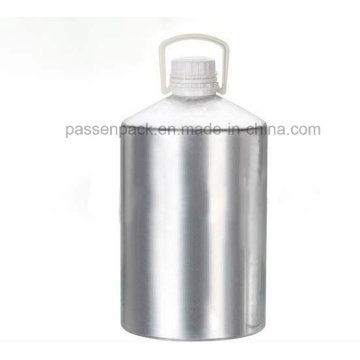 Botella de aluminio del envase del aceite esencial de 5L con el casquillo a prueba de manipulación (PPC-AEOB-015)